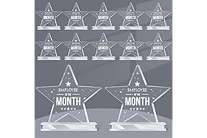 Geetery 12 Pcs Employee of the Month Plaque