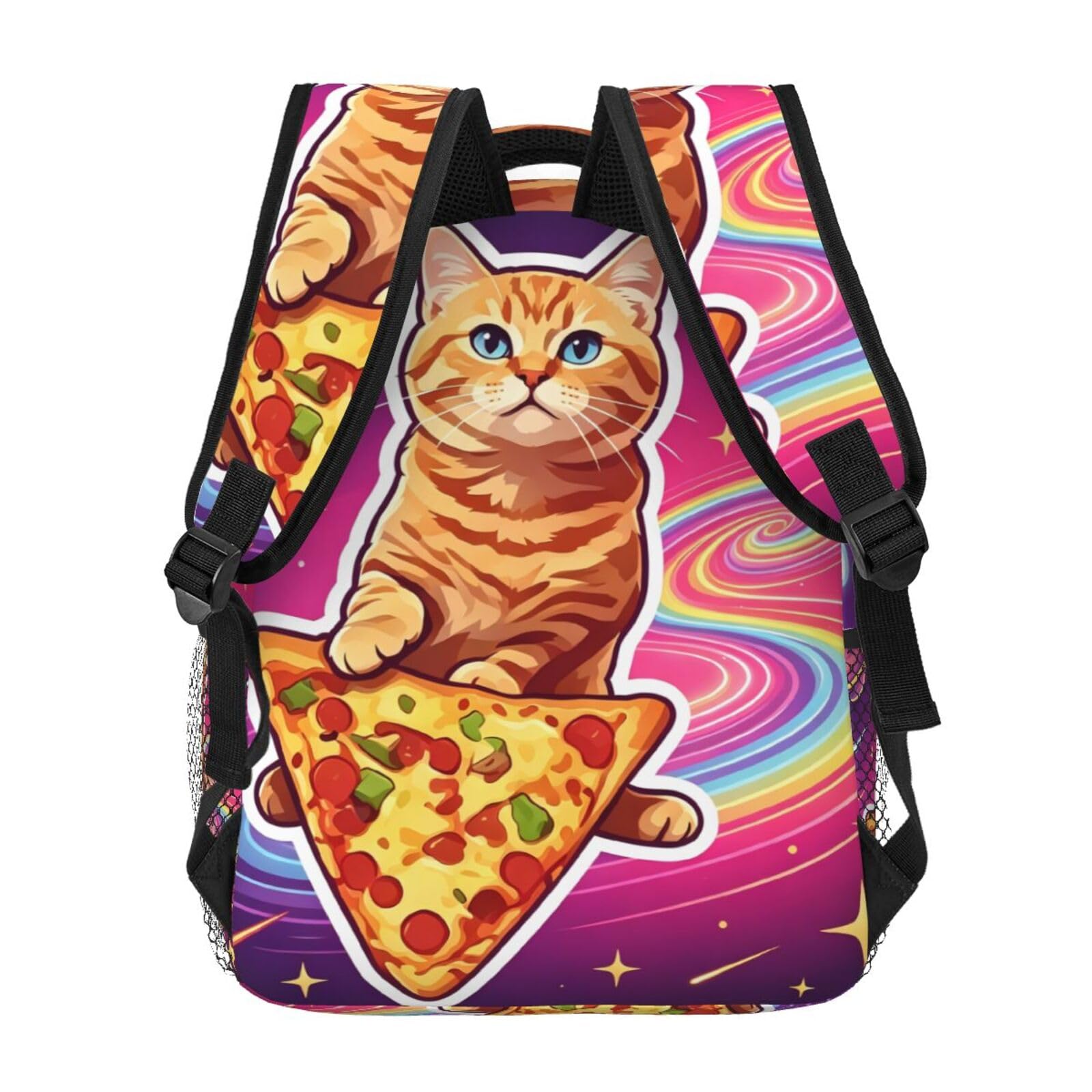 Starry ForestPrint Leichter Freizeitrucksack, Space Cat 5, Einheitsgröße