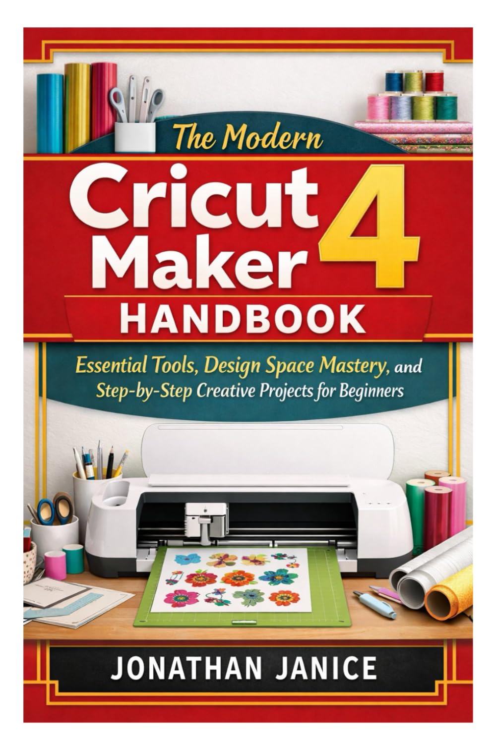The Modern Cricut Maker 4 Handbook: Essential Tools, Design Space Mastery, and Step-by-Step Creative Projects for Beginners