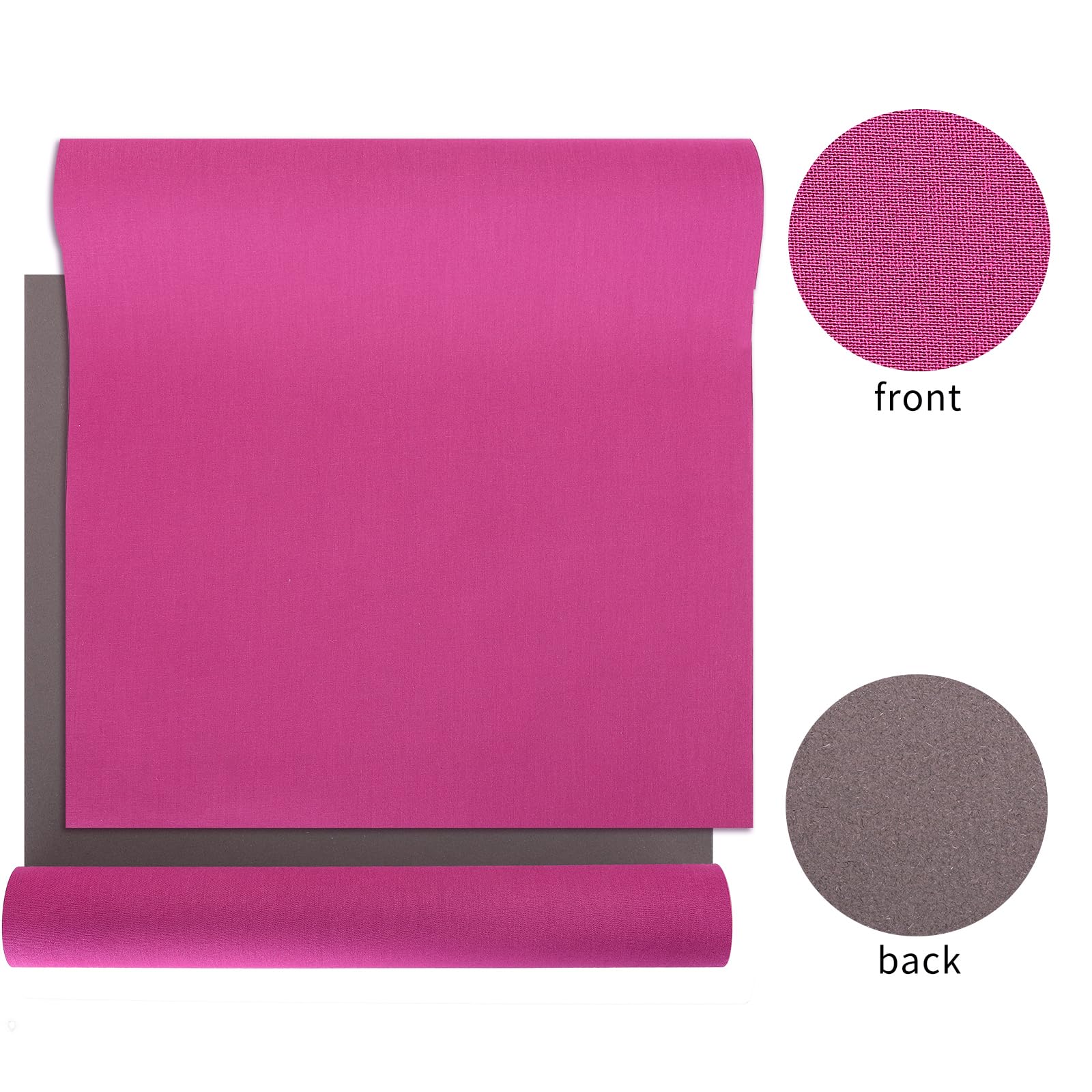 Wooqu Book Cloth, Fabric Surface and Paper Backed, Easy to Use, Strong, 17x29”, for Book Binding Rosy Pink - Image 3