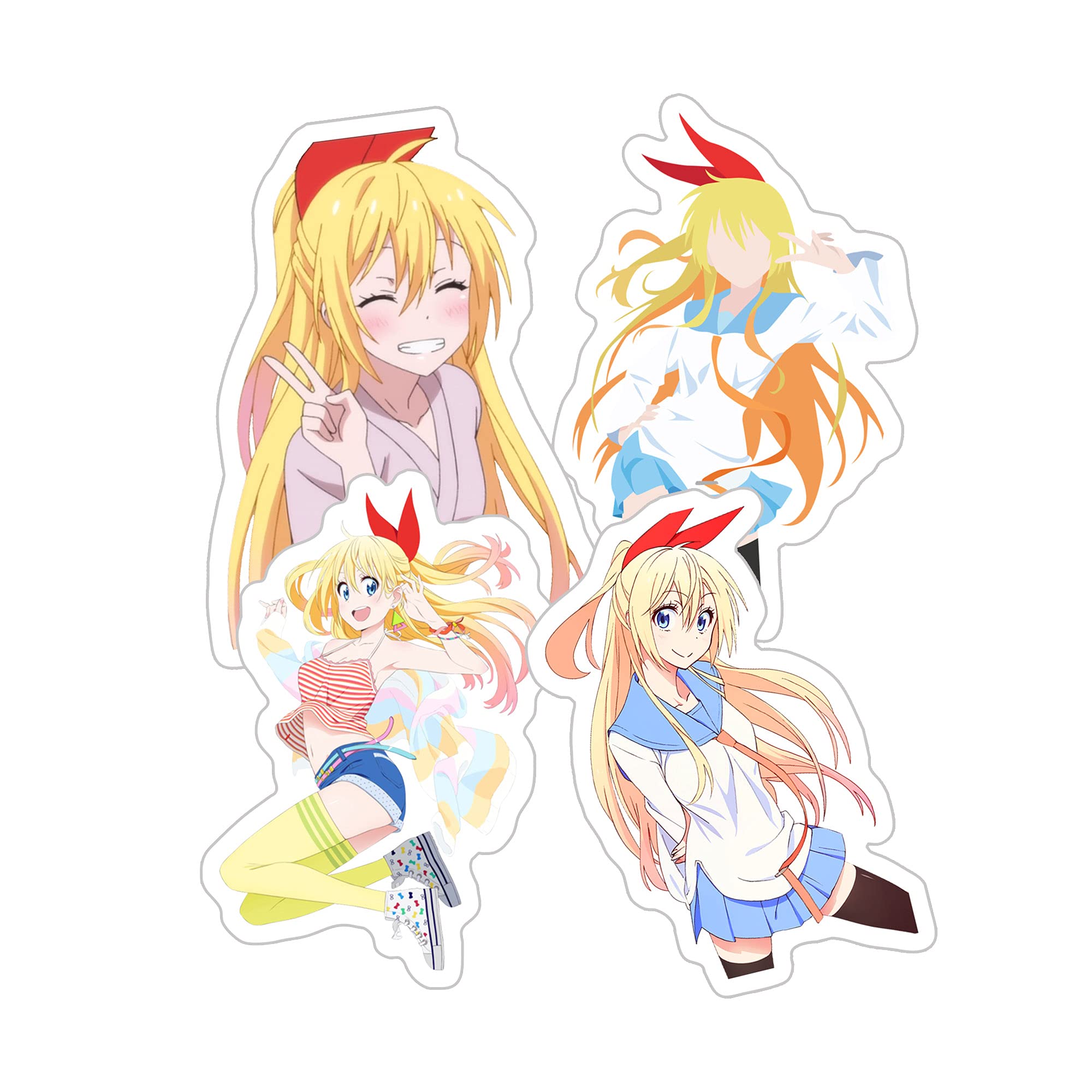 Amazon.co.jp: ニセコイ ちとげ きりさき 女の子 かわいい ステッカー