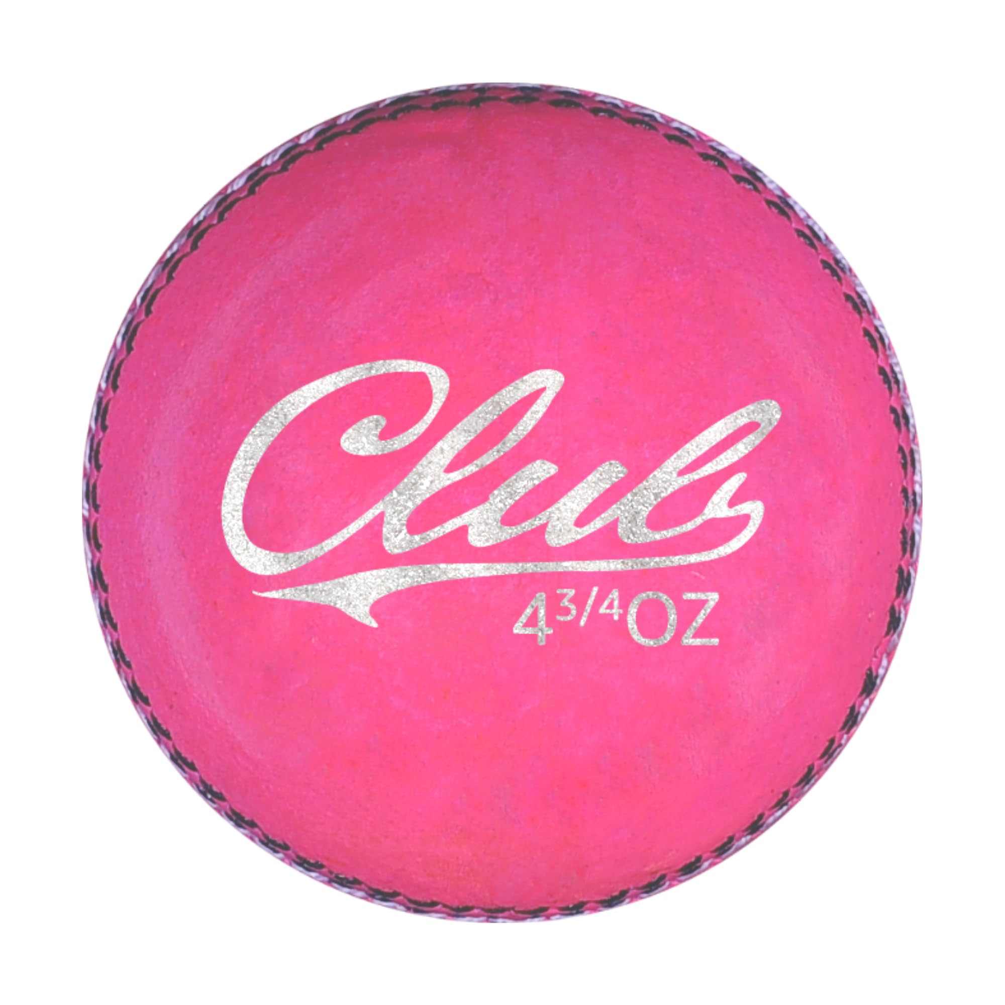 ND Sports Premium Leather Cricket Balls - Grade-A Match Ball for Professional & Practice Club Cricket - Hand-Stitched (1-Pink, Junior)