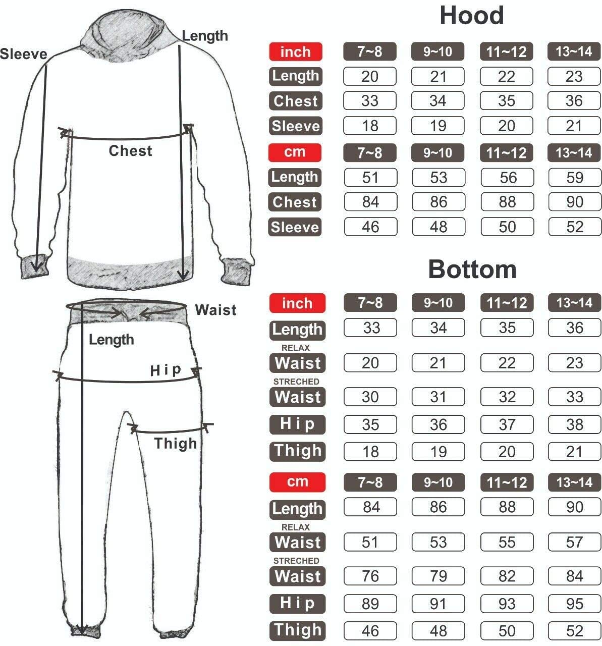 GUBA® Boys Tracksuit Bottoms, HNL Projection Hoodie and Joggers for Girls, Sportswear, Sweatshirt Pants Boys' Tracksuits Trousers, Kids Tracksuit Full Set for Peripatetic, Jogging Bottoms 2-13 Years