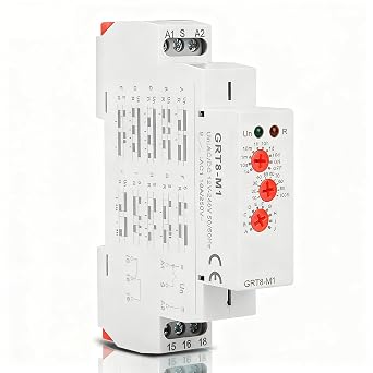 Multifunctional Delay Time Relay, GRT8-M1 AC/DC 12V-240V