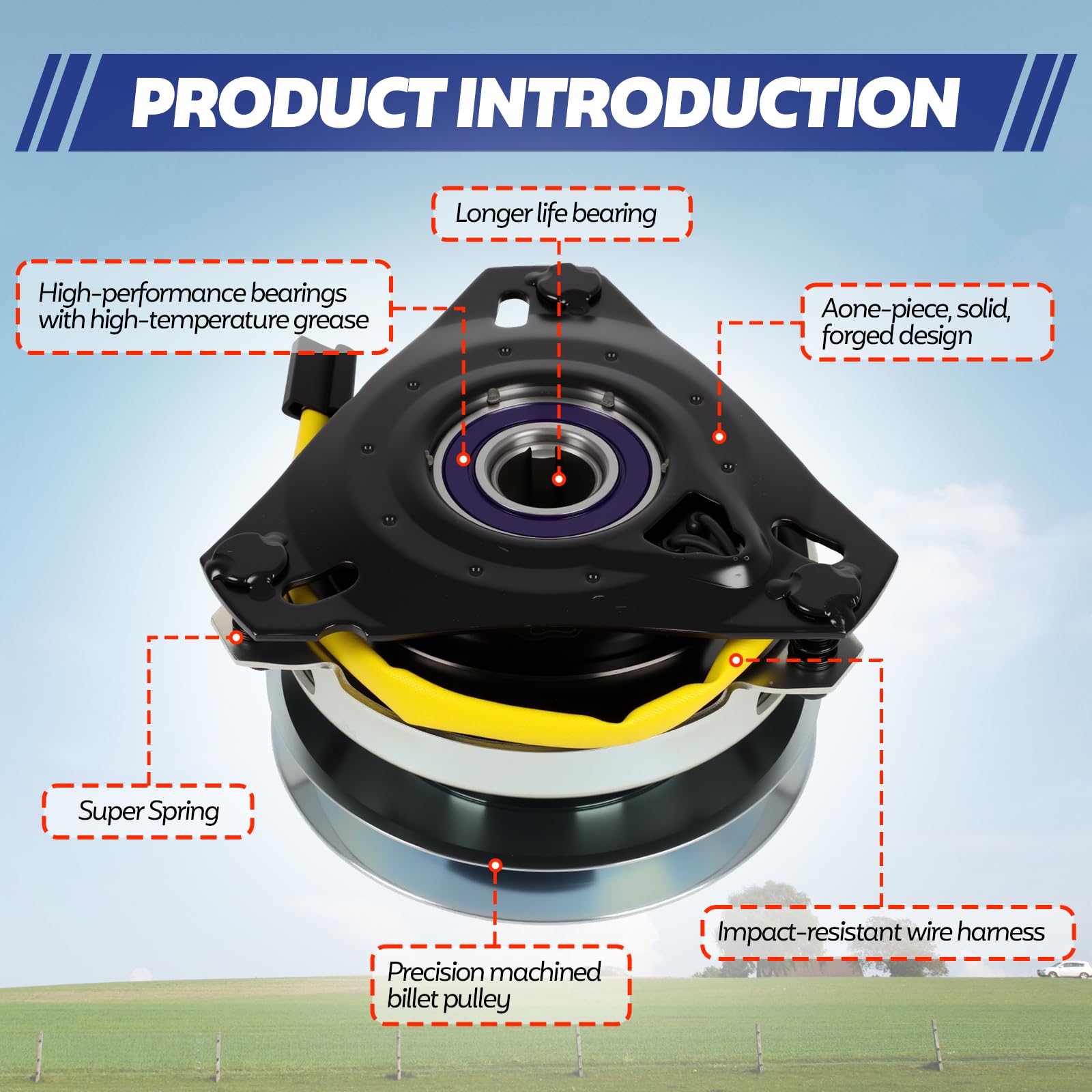 Frizione elettrica PTO per GT1222 LT1022 LT1024 LT1045 ricambio numero parte 717-04080 917-04080 5215-142
