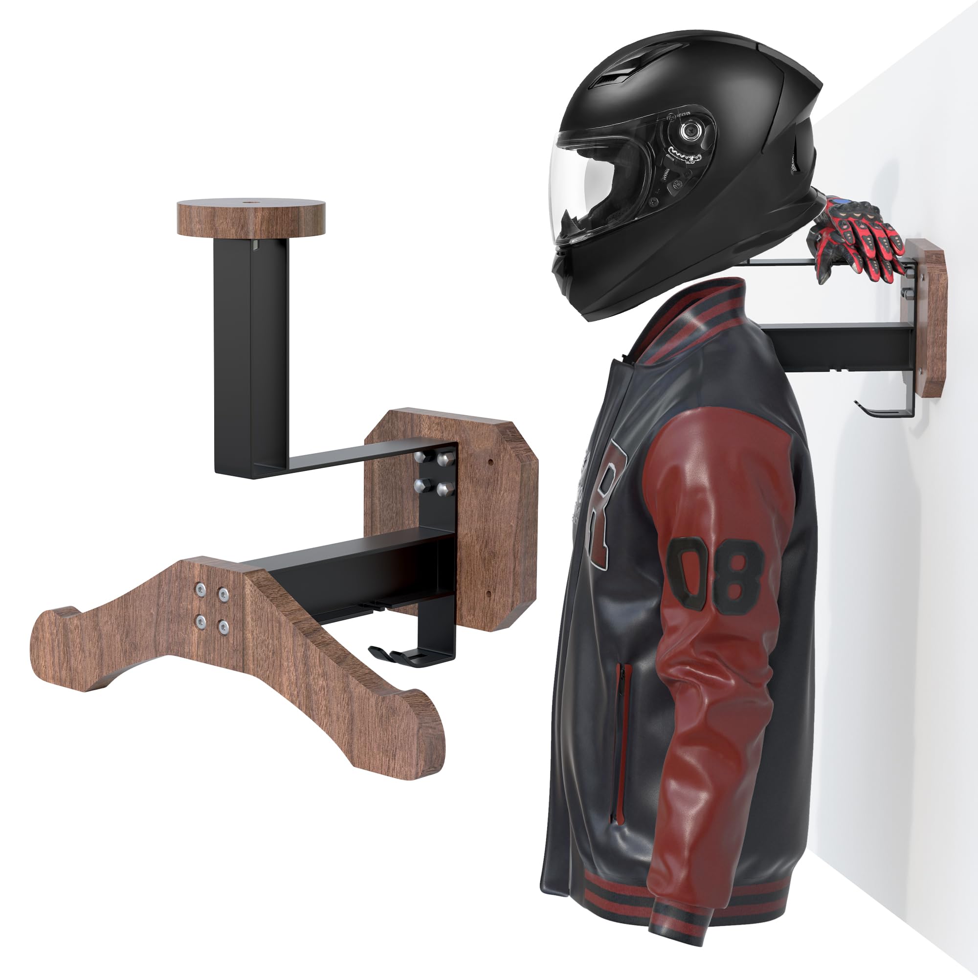 Hat Stand Bike Rack Wall Helmet Mount OneTigris Motorcycle Helmet Rack ...