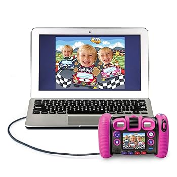 M •*¨*•.¸¸♬︎ VTech Kidizoom Spin and Smile Camera, Violet Pink, Digital