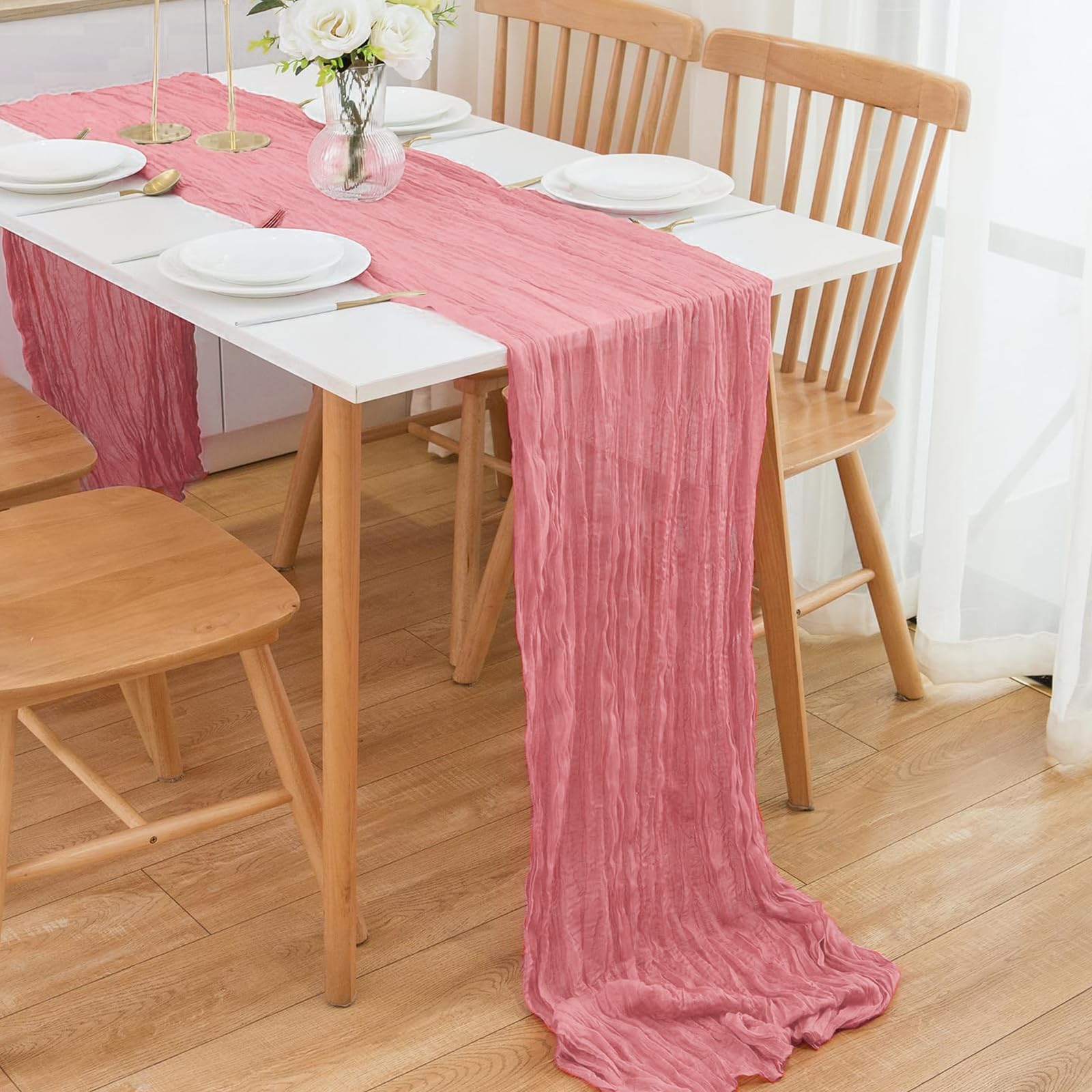 Tischläufer Käsetuch Boho, 2 Stück Seihtuch Tischläufer Komm
