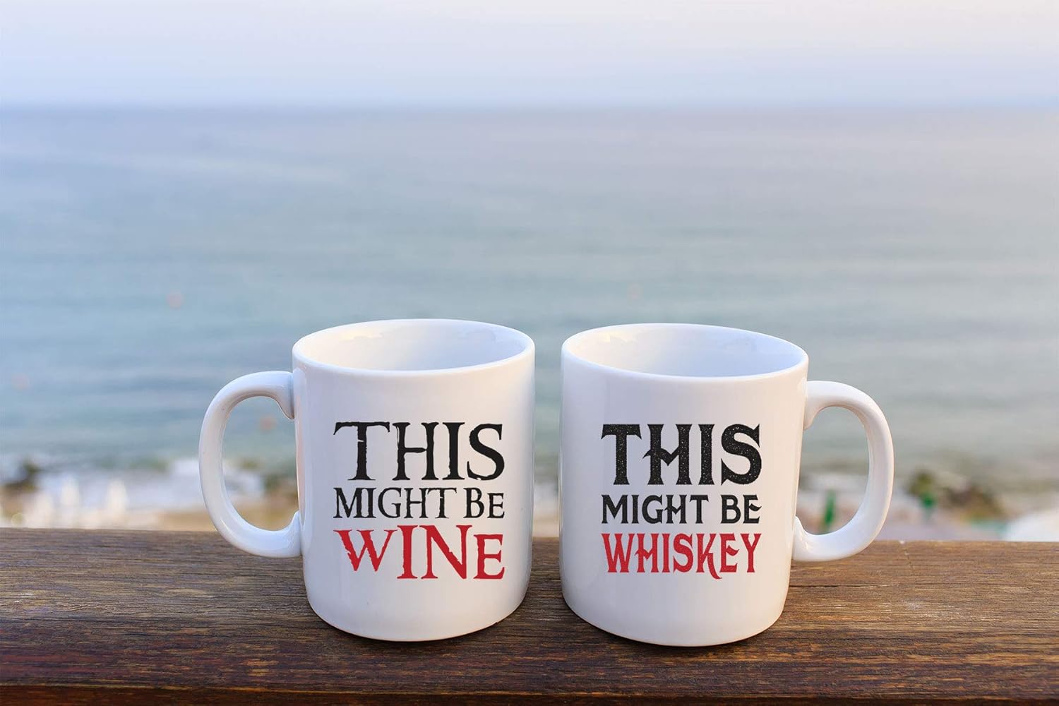 Nеw Arrіvаlѕ This Might Be Wine, This Might Be Whiskey Couple Mugs - Funny Wine Lover - 11oz Ceramic Coffee Mug Set - His and Hers Anniversary Present Husband and Wife Engagement Gifts Mug by Funnwear TOP оƒƒERS This Might Be Wine, This Might Be Whiskey Couple Mugs - Funny Wine Lover - 11oz Ceramic Coffee Mug Set - His and Hers Anniversary Present Husband and Wife Engagement Gifts Mug by Funnwear