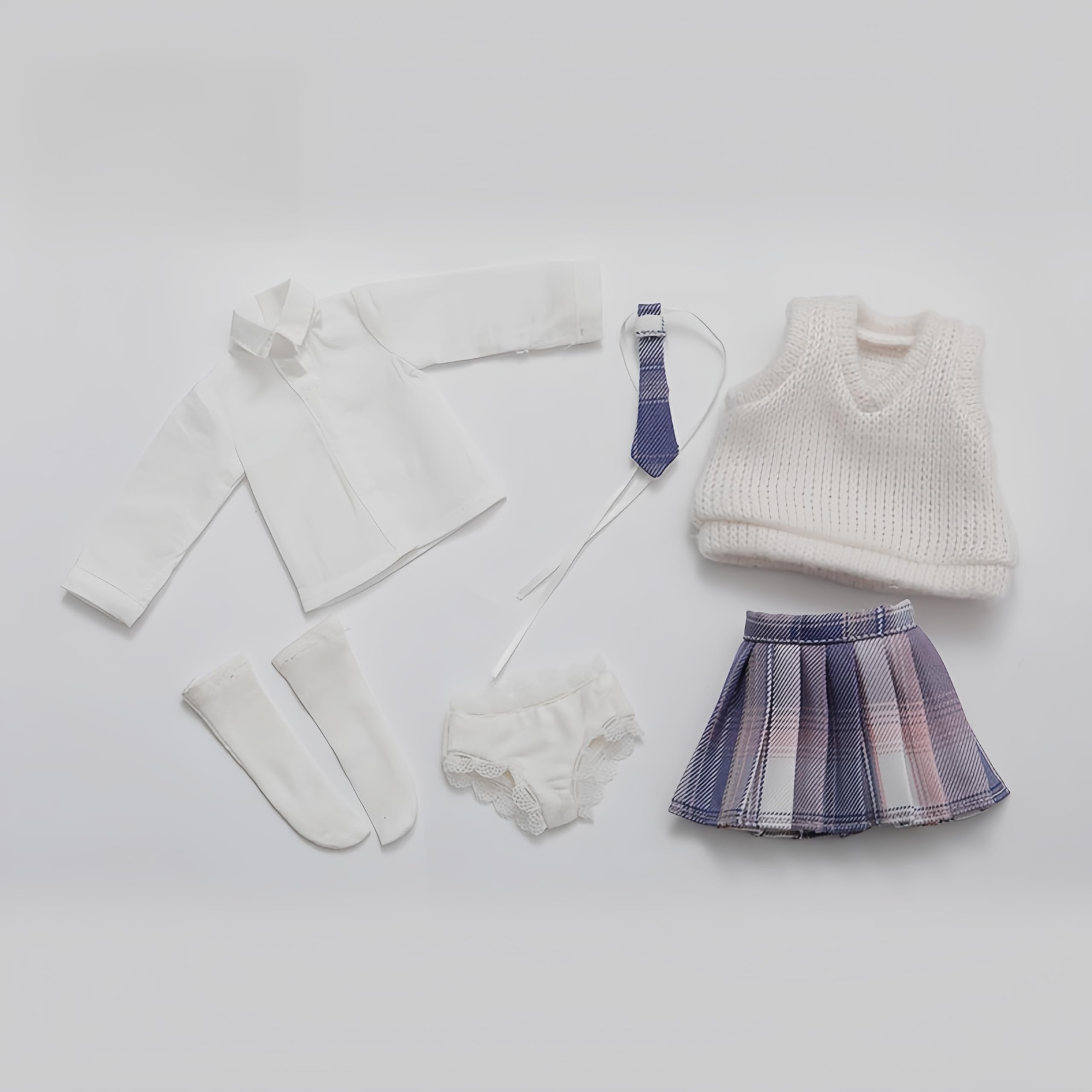 BJD - Ropa de muñeca 1/6 SD para muñecas, accesorios de ropa de muñeca articulada con rótula, muchos estilos hechos a mano (S)