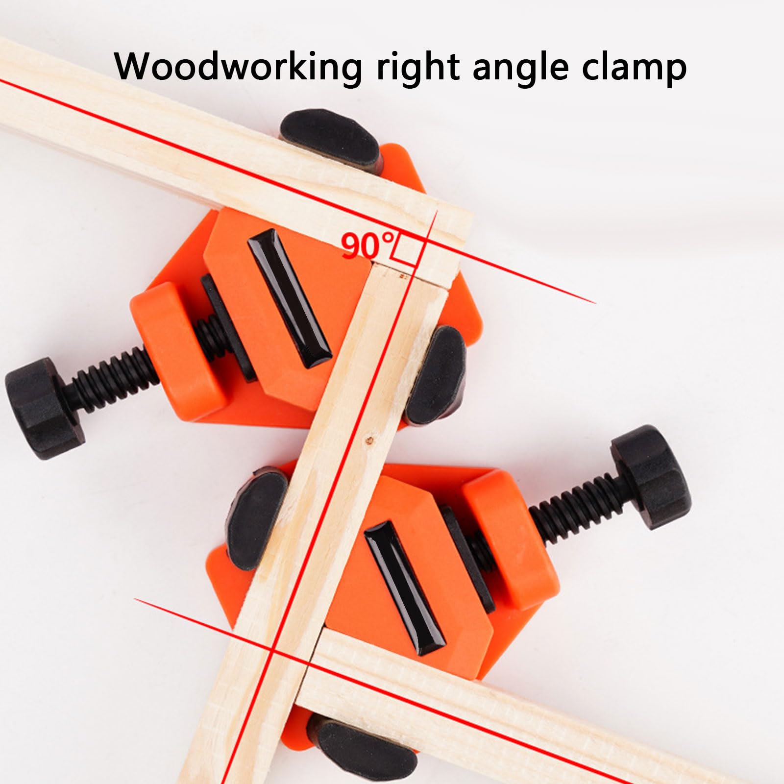 Adjustable Woodworking Right Angles Clamp Metal Structure Clamp For Precise 90 Degree Jointing In Carpentry Projects