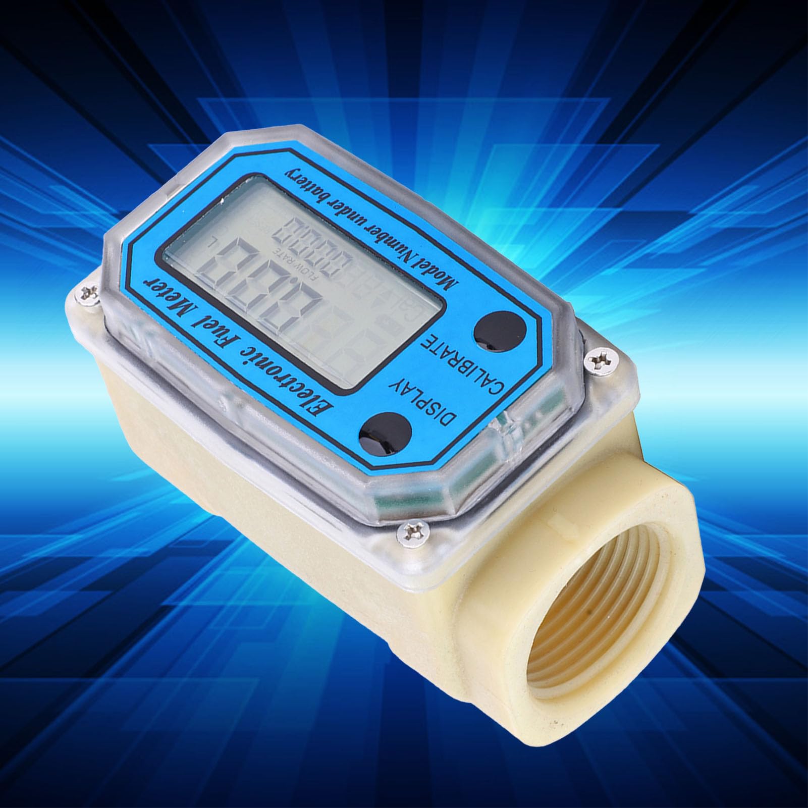 Mini Contalitri Digitale - Compatto e Leggero - Facile Installare - Precisione ± 1% - per, 1 NPT