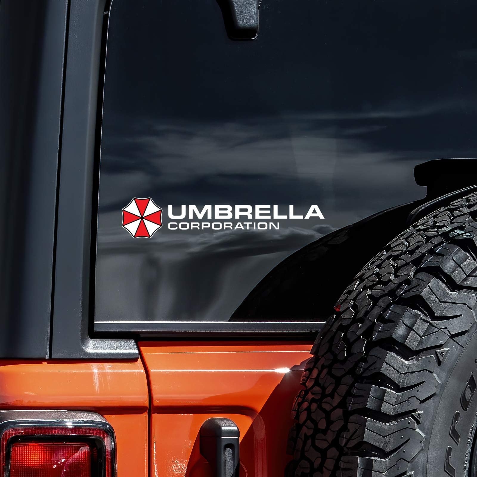 Vool Resident Umbrella Evil Corporation Decal Vinyl Sticker Auto Car Truck Wall Laptop | Sticker | 8" x 1"