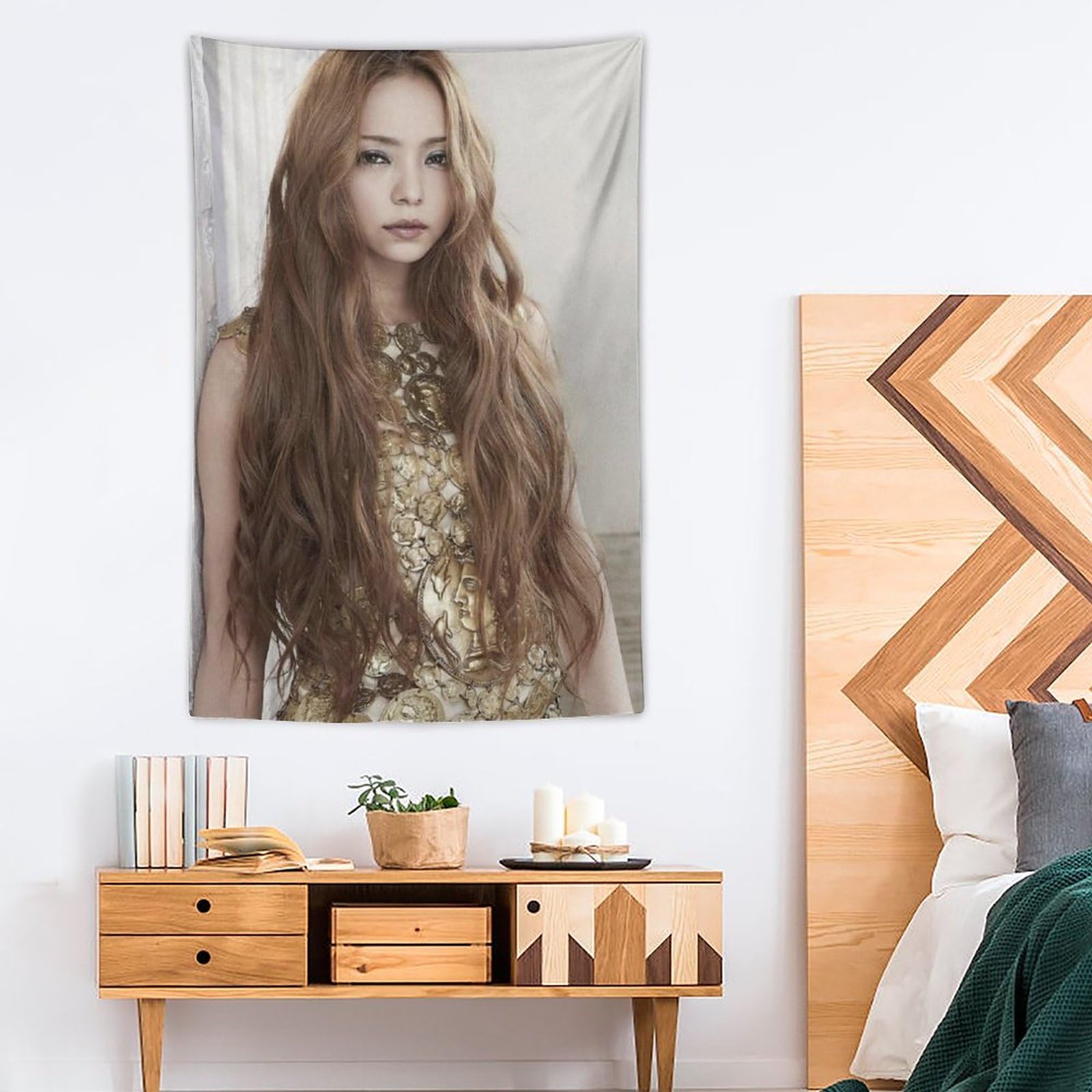 Amazon.co.jp: 安室 奈美恵 (4) タペストリー ポスター 壁飾り 背景布