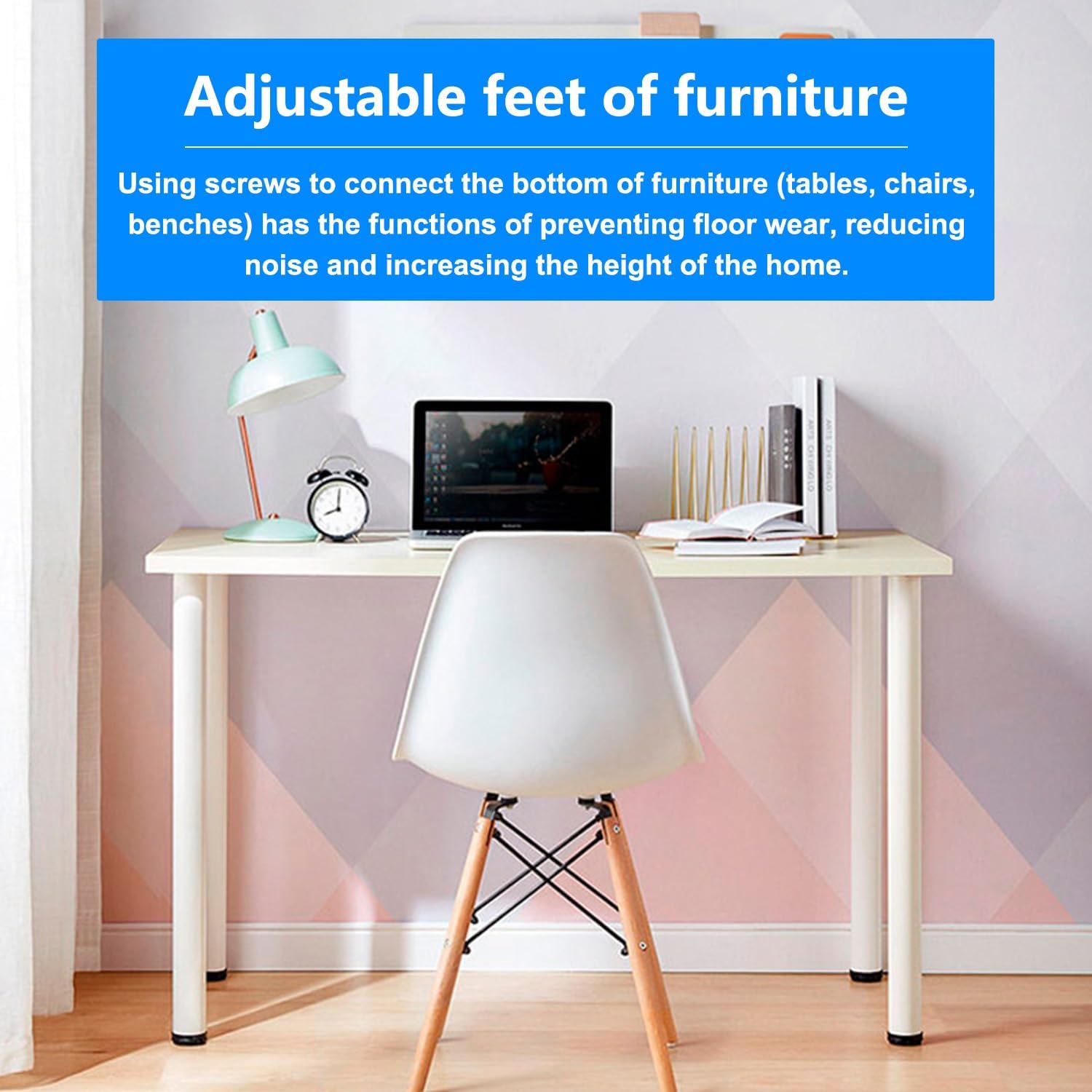 Piedini In Gomma Regolabili M10×35mm - Set Da 10 Per Mobili, Con Vite, Antiscivolo E Ammortizzanti - Foto 12