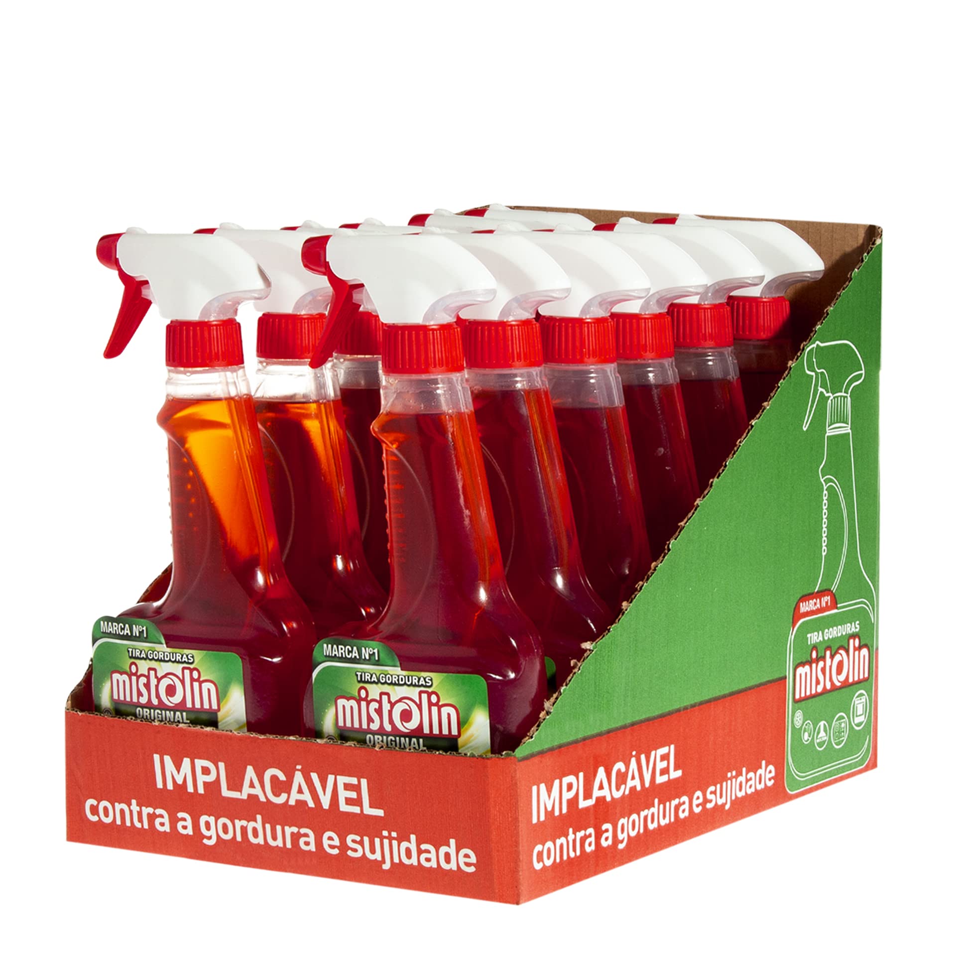 Mistolin Desengrasante con spray Pack 12X545ml