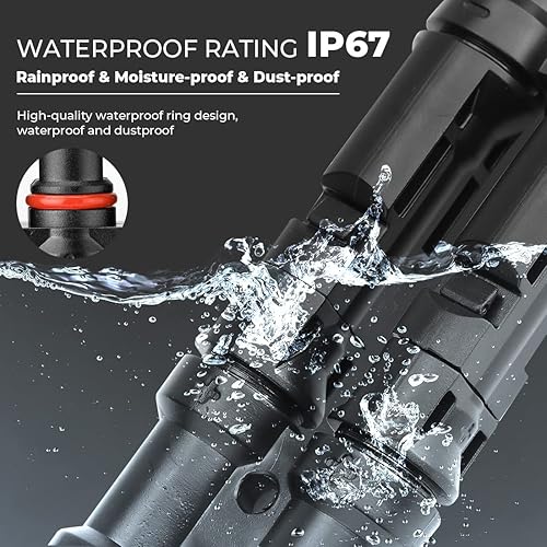 Miniatura 2 de BougeRV Conector Y de rama solar para conexión paralela entre paneles solares FMM+MFF (1 par)