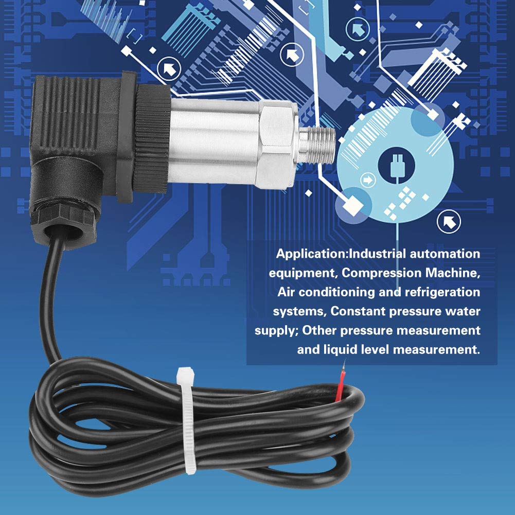 Transductor de presión, G1 / 4 "4-20mA Sensor de transductor de presión Sensor de presión de acero inoxidable, Transductor de presión Sensor remitente para agua, aire, gas(0-30MPA)