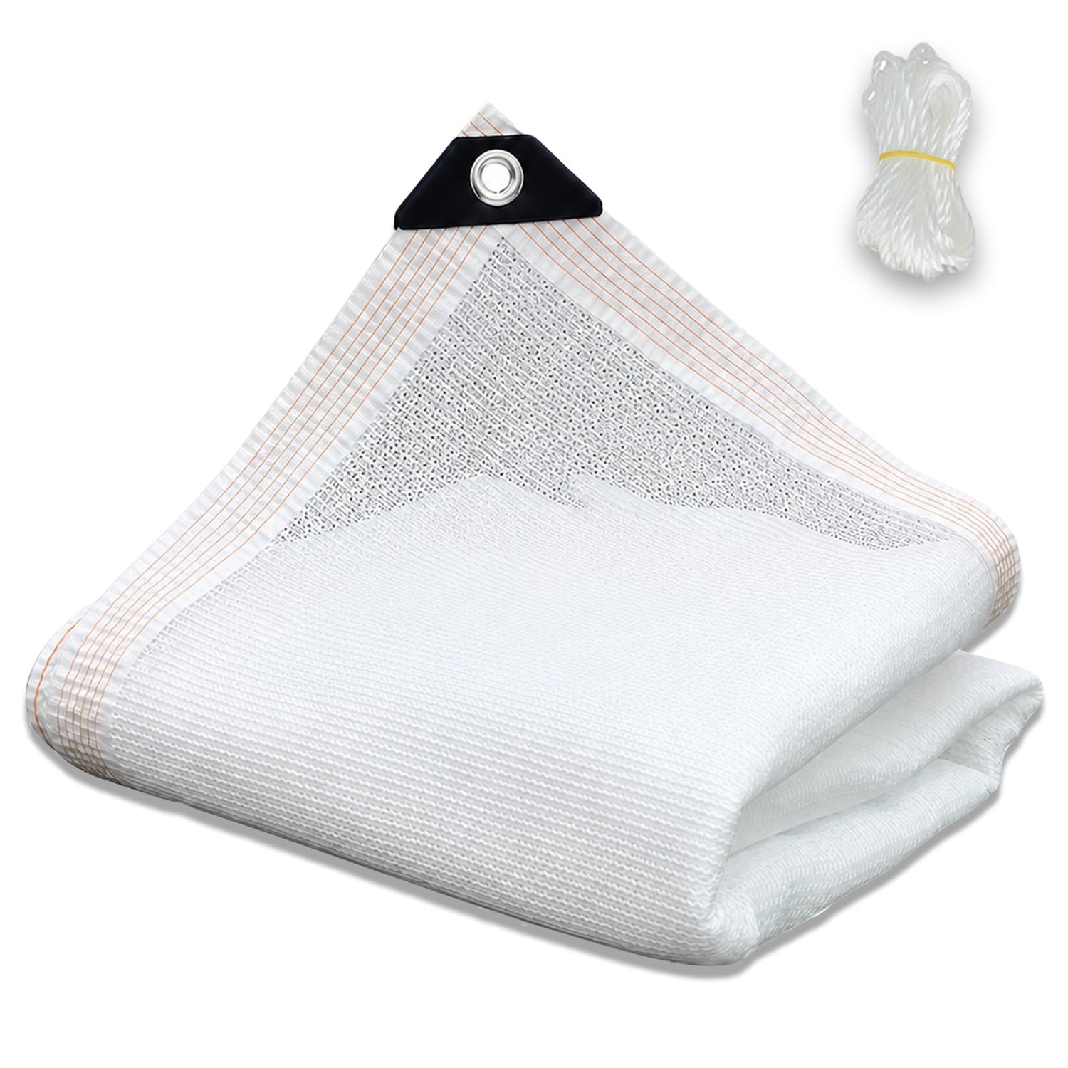 Red de Sombreado para Invernadero del 50% con Ojales, Malla Sombra Exterior | Toldo Vela de Sombra Protección UV Transpirable Tela de Lona Sombreo Resistente Viento para Jardín Plantas Patio(6x11.0m)