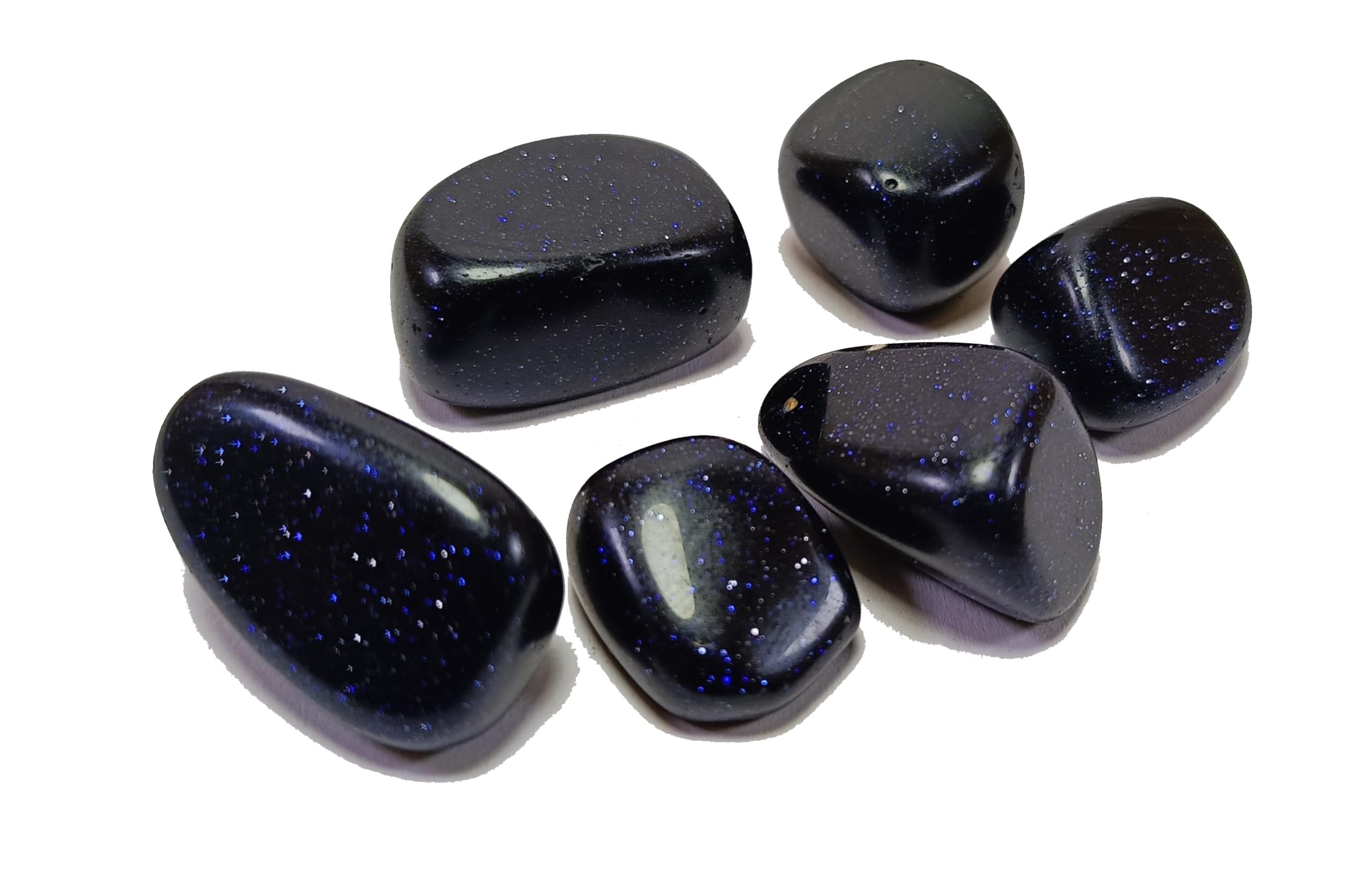 GenericBluestone/Blue GoldstoneTumble Stones for Reiki Healing and Vaastu Correction and Increase Creativity 50 Gram
