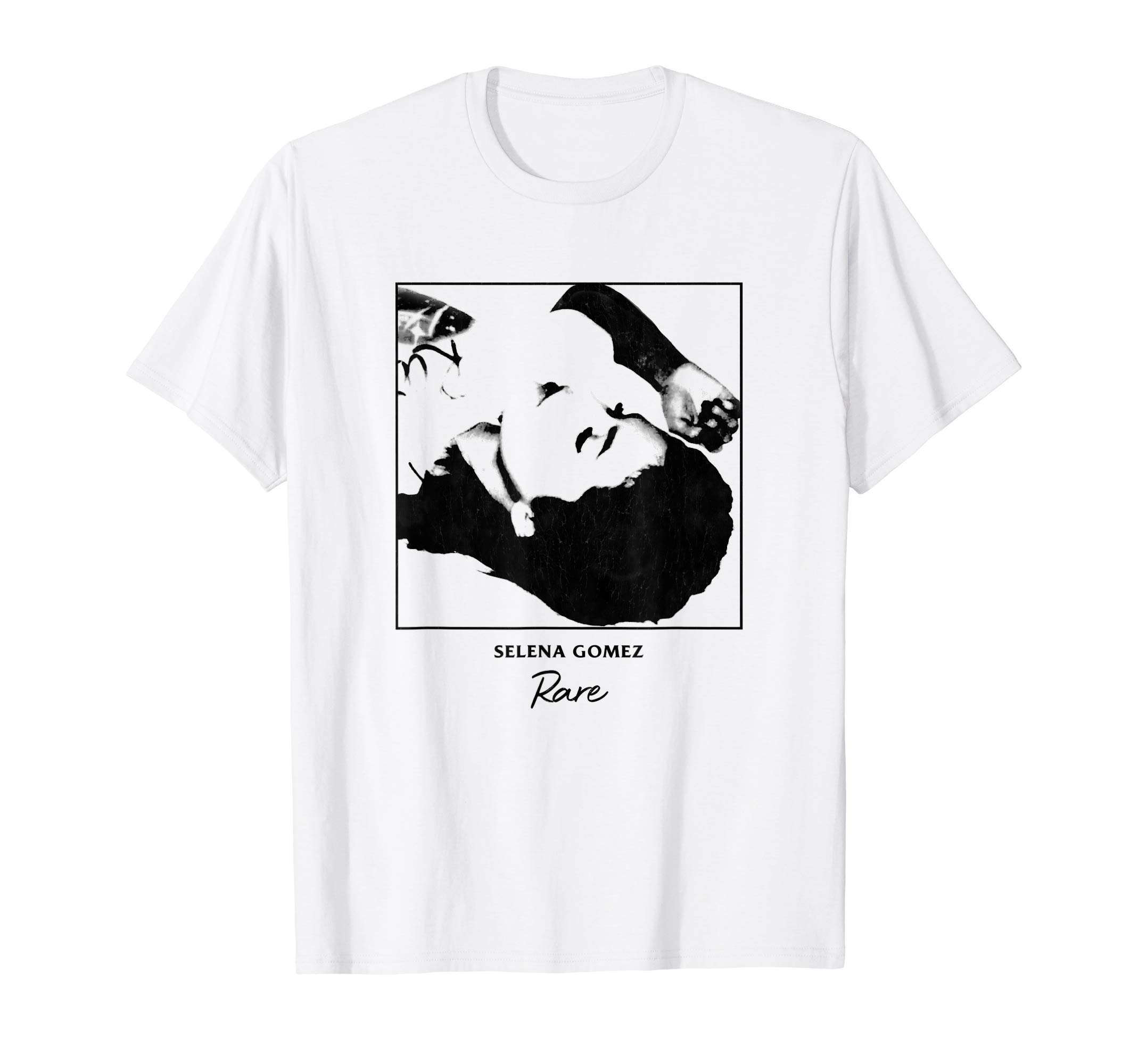 Selena Gomez Black & White Album Art T-ShirtOEKO-TEX STANDARD 100