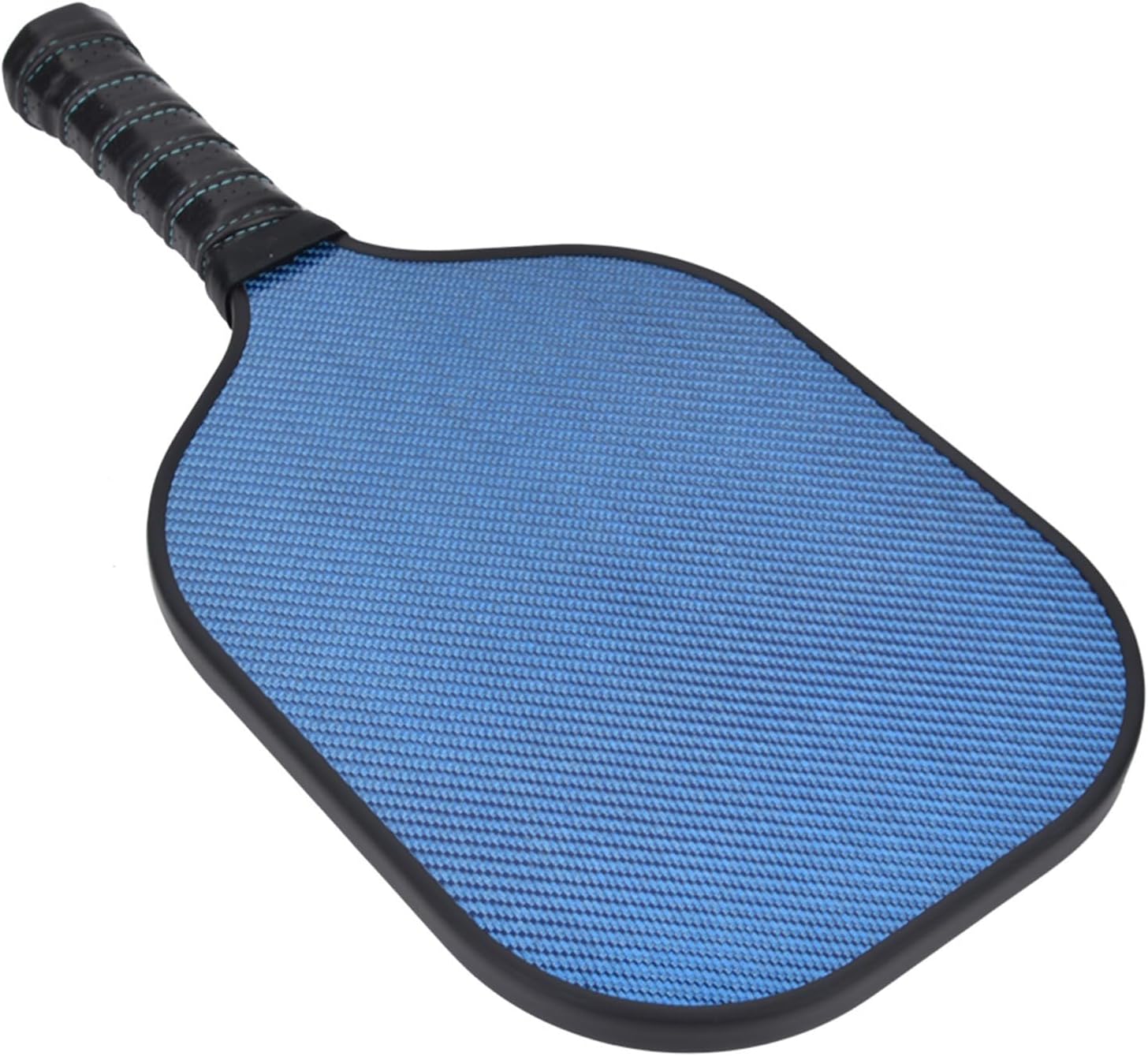 Paddle Racquet Blue, Lightweight 236g PP Honeycomb Core with Electroplating Surface - Superior Grip for Spin and Control, Cushioned Handle for Comfort, Edge Guard