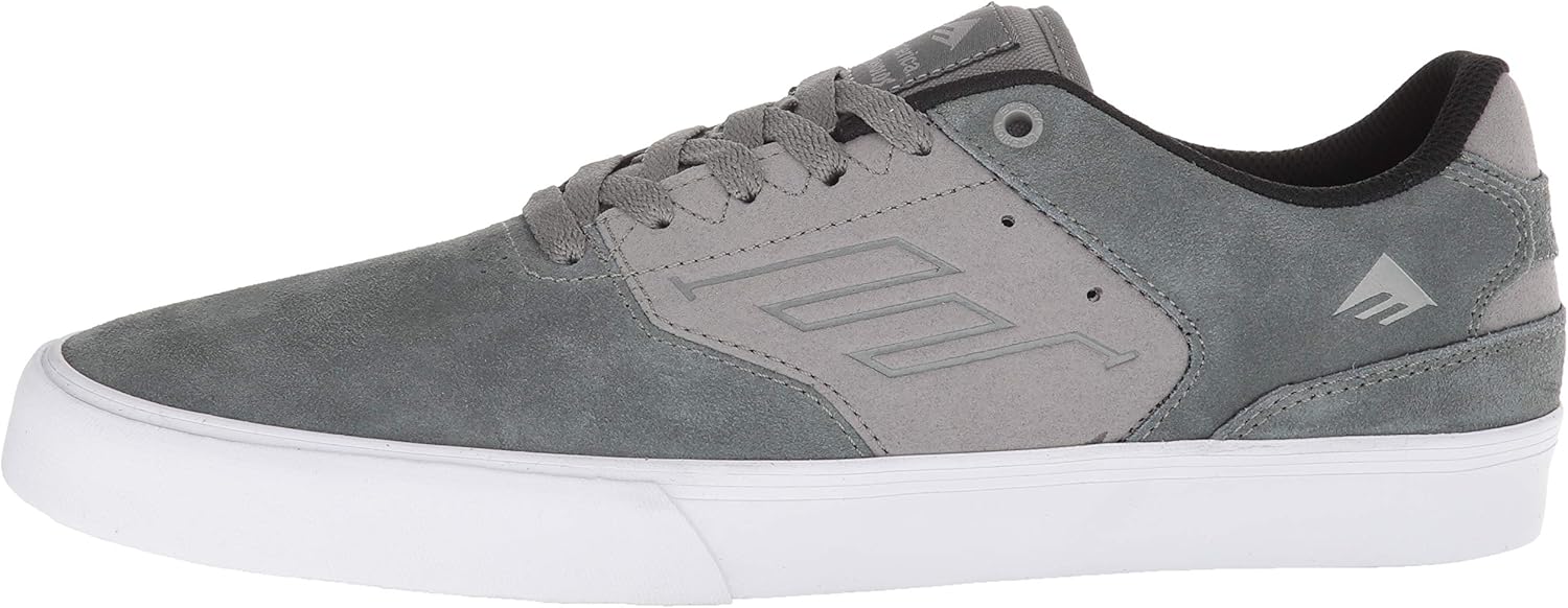 Emerica Men's The Reynolds Low Vulc Skate Shoe 5.5 Medium US Grey/Light Grey