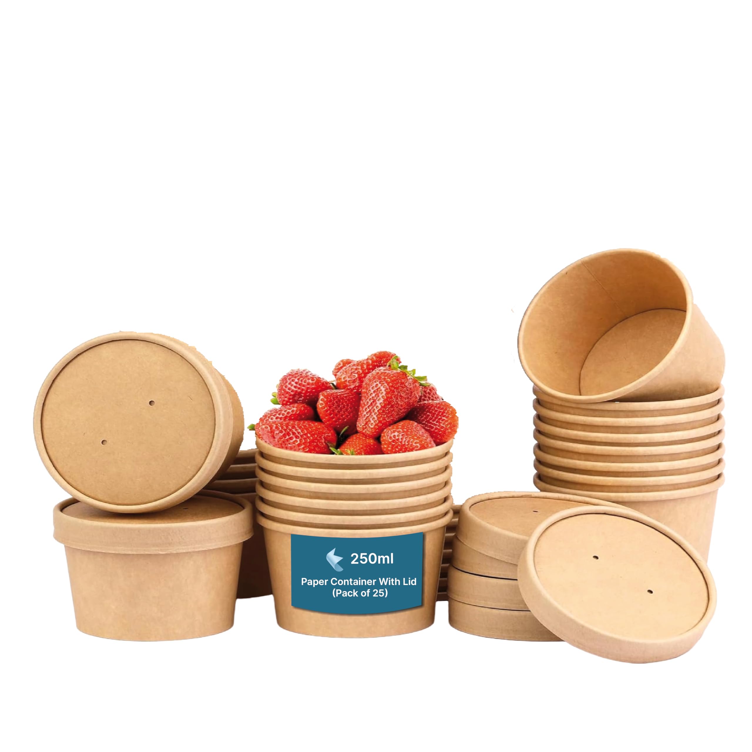 Eco-Friendly Paper Food Containers with Lids -22