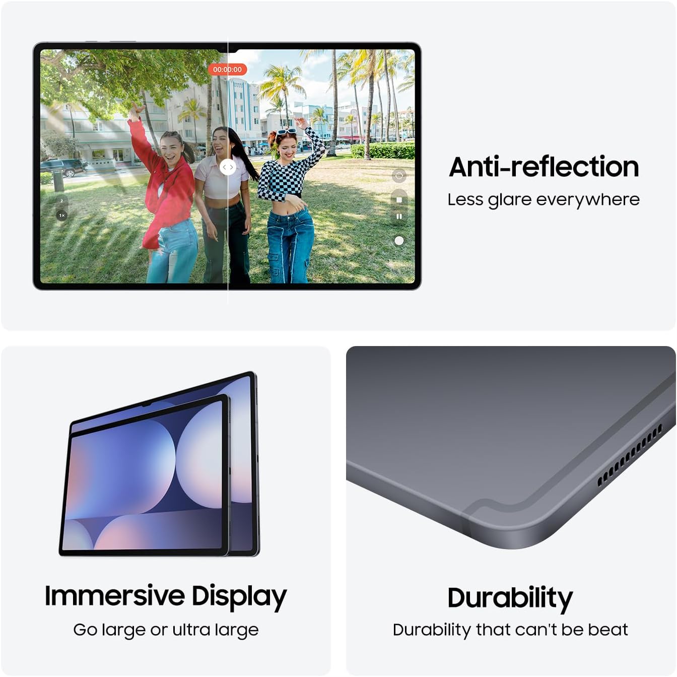 Samsung Galaxy Tab S10 Ultra Gray 256GB - AI Tablet, 14.6", AMOLED 2X, Anti-Reflection, 420 Nits, Vapor Chamber, S Pen Included (CAD Version & Warranty) - Image 4