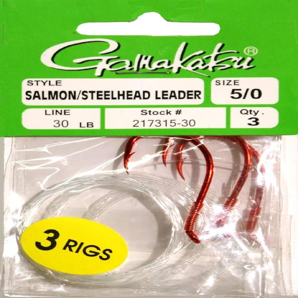 美品リール Caps  Setter Classic Salmon Amazon.com : Gamakatsu Salmon Leader Fishing Equipment, 30