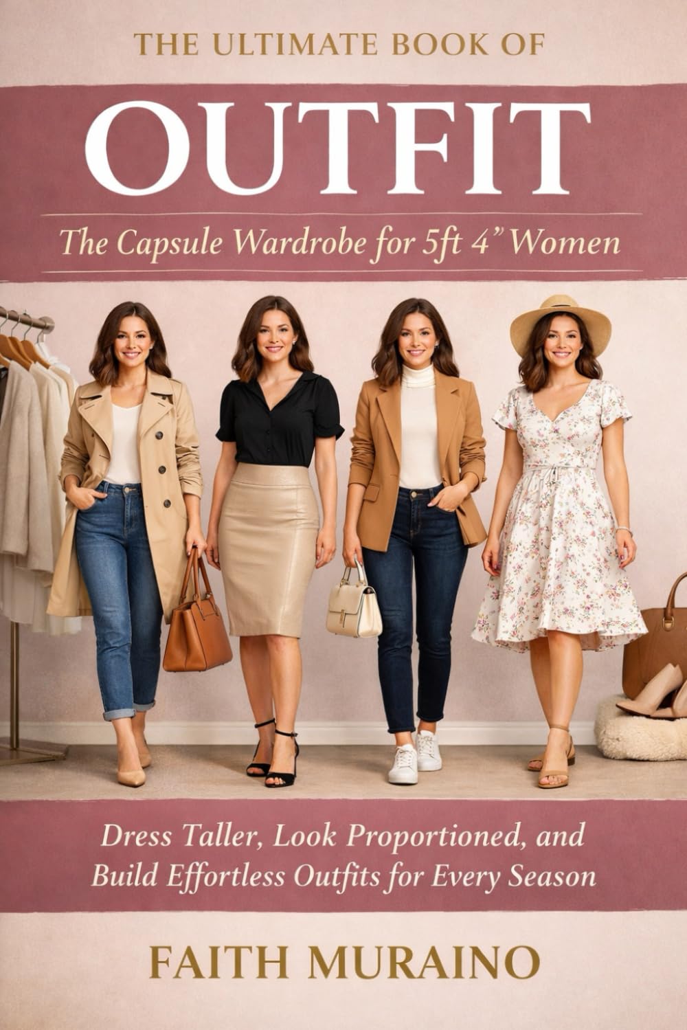 THE ULTIMATE BOOK OF OUTFIT: The Capsule Wardrobe for 5ft 4" Women: Dress Taller, Look Proportioned, and Build Effortless Outfits for Every Season      Paperback – January 1, 2026