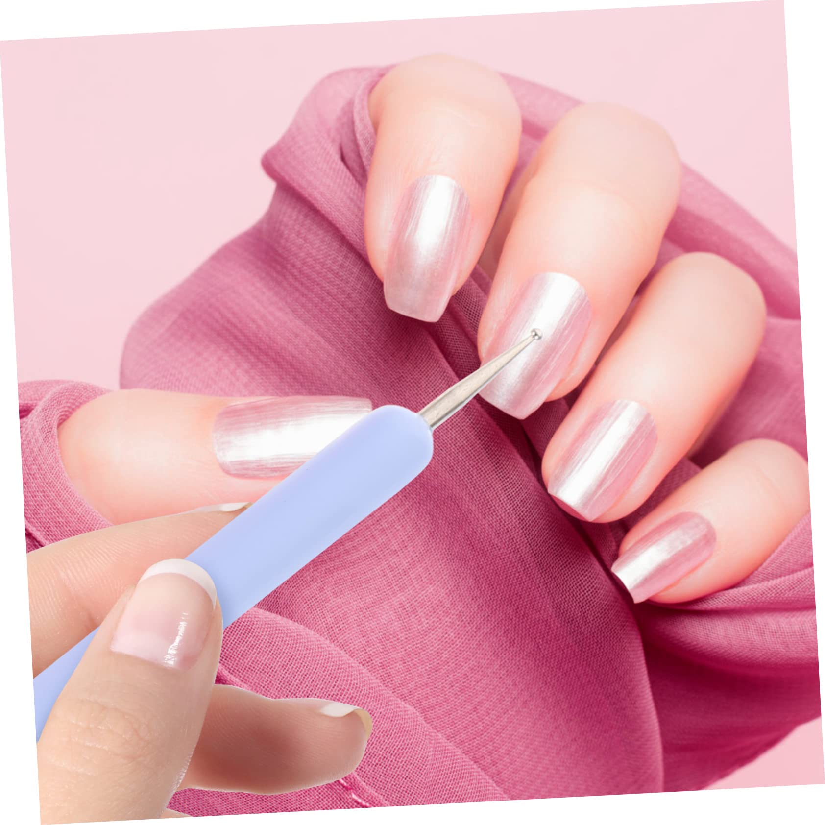 FRCOLOR 35pezzi Pennelli Per Nail Art Con Manico Strumenti Per Disegni Unghie Per Manicure e Decorazioni Personalizzate