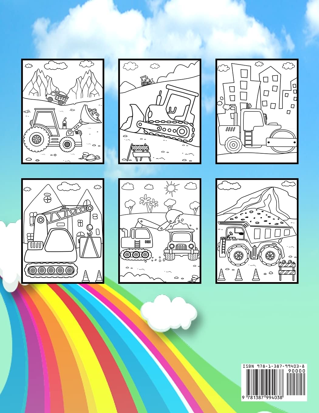 Costruzione Libro da Colorare per Bambini: Perfetto libro di apprendimento di costruzione per bambini, ragazzi e ragazze, grande libro di attività di ... e bambini piccoli per godere con gli amici
