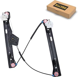 XIONTECAutoPart Front Passenger Power Window Regulator No Motor for BMW 320i 328i 330i 335i 340i - Replaces 51337281886
