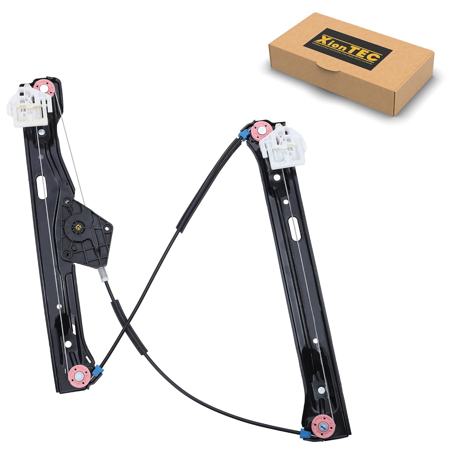 XIONTECAutoPart Front Passenger Power Window Regulator No Motor for BMW 320i 328i 330i 335i 340i - Replaces 51337281886