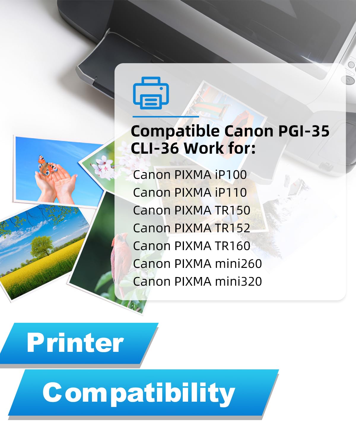 Amazon.co.jp: PGI-35 CLI-36 交換用インクカートリッジ Canon PIXMA