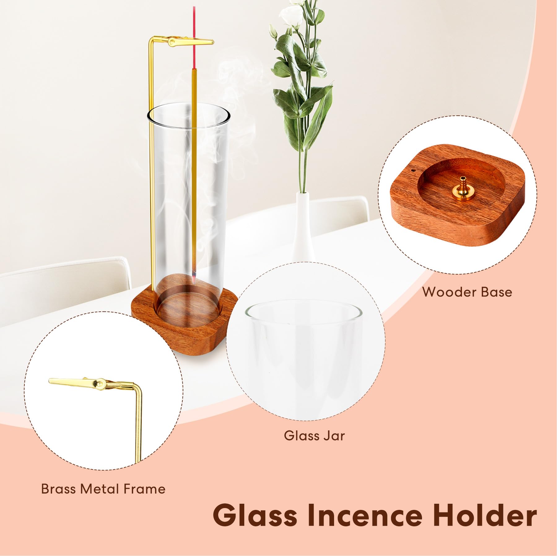 1 Pezzo Bruciatore Di Incenso In Ceramica A Forma Di Stella E Luna Per Candele E Oli Essenziali, Disponibile In Vari Colori, Decorazioni Per La Casa E L'artigianato | SHEIN ALIA