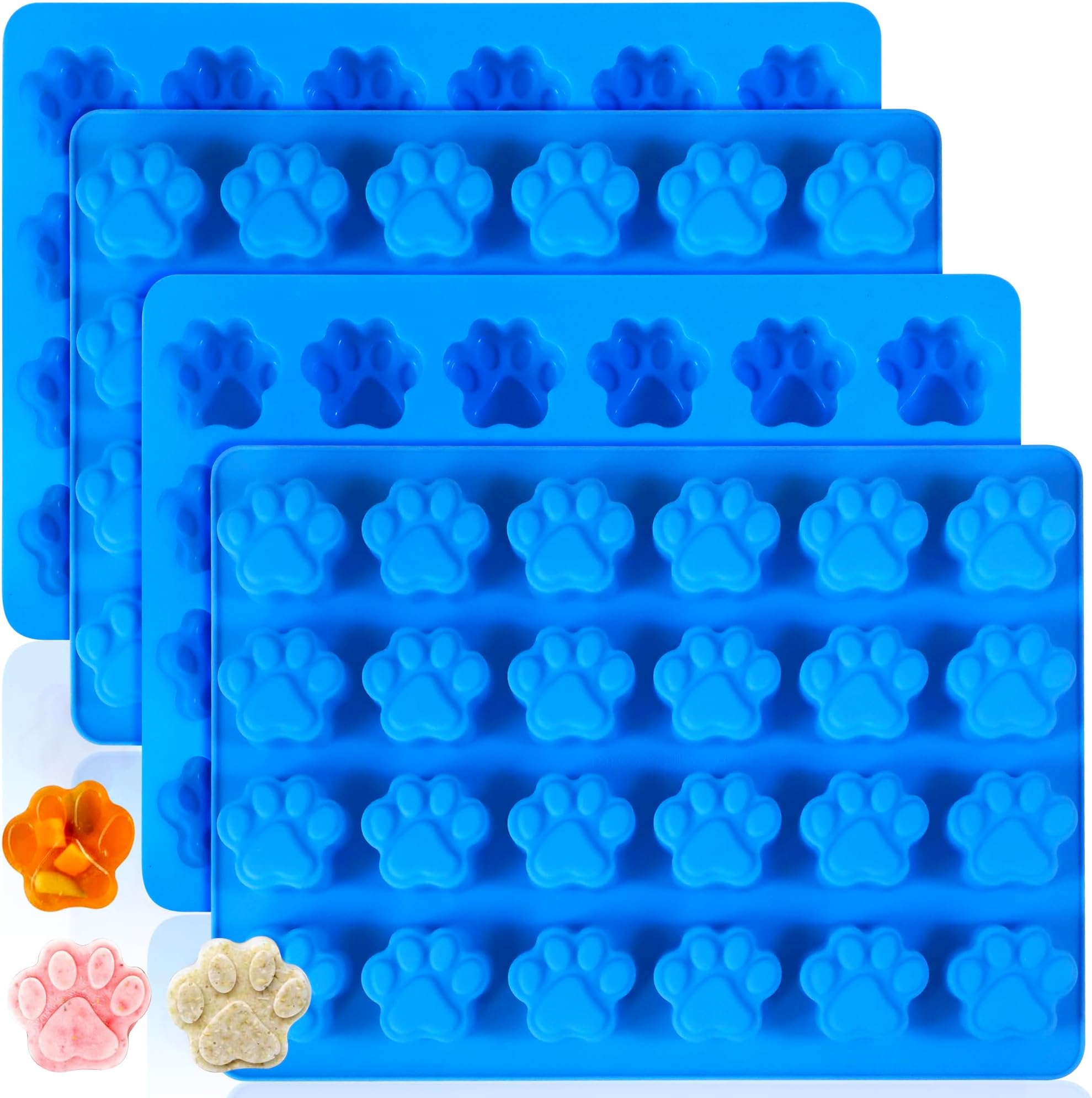 ARTIWARE SET OF 3 Dog Treat Cookie Molds and Spatula Paw