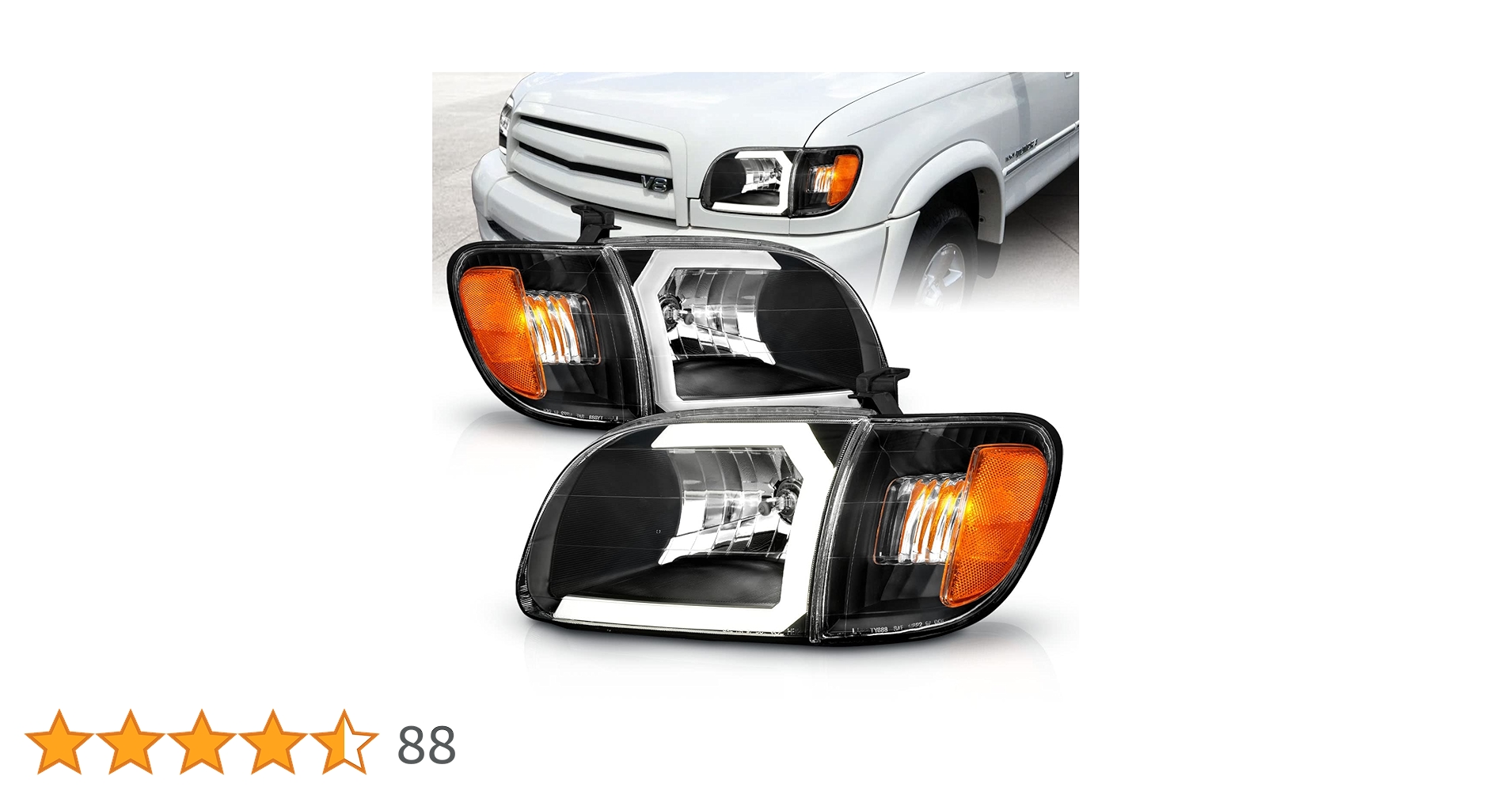 Amazon | AmeriLite 2000-2004 トヨタ タンドラ レギュラー用