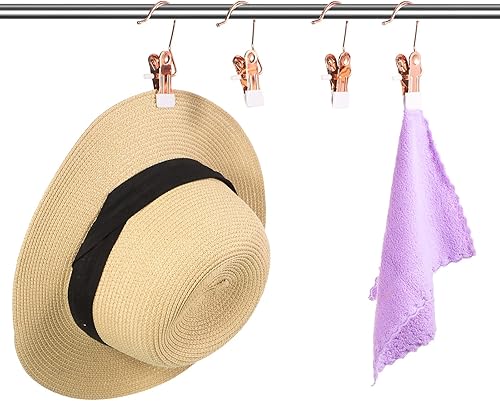 Vista 21 de Hotop Clips para colgar botas para armario, ganchos resistentes para botas, ganchos individuales portátiles, ahorro de espacio para pantalones