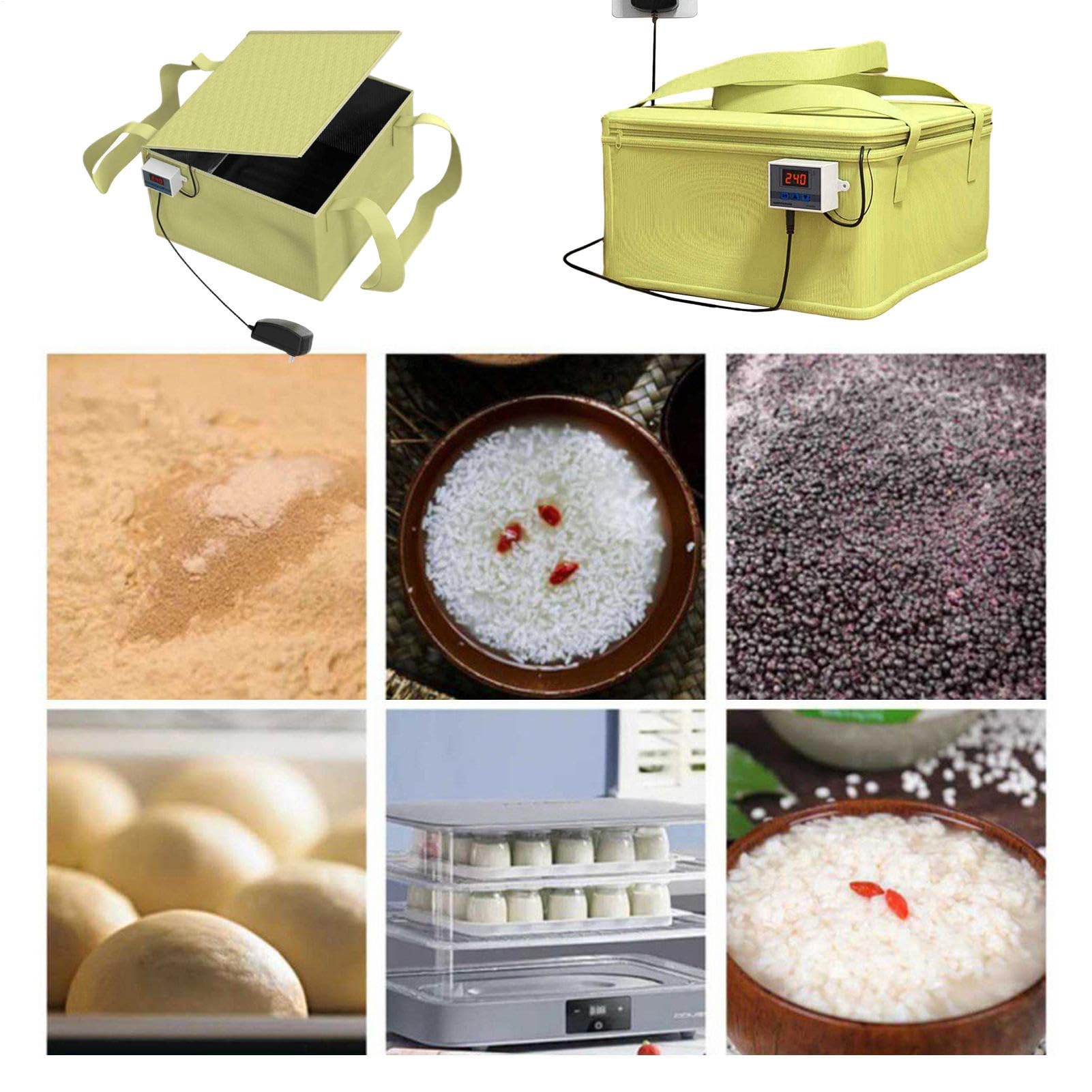 Brot-Gärbox, Brot-Wärmebox - Wasserdichter Sauerteig-Starterwärmer | Automatische Abschaltfunktion, Fermentationsausrüstung