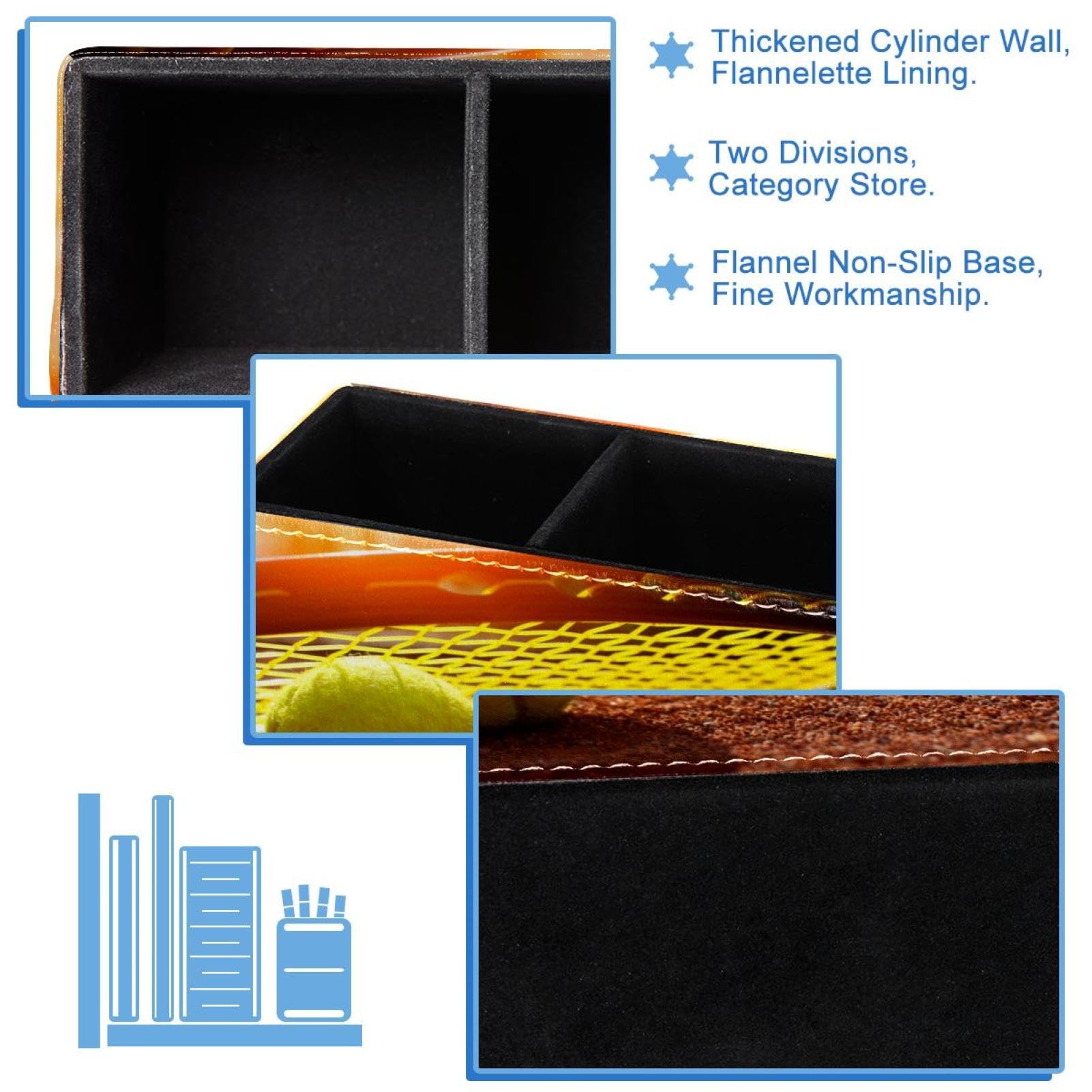 VAPOKF Porte-crayons Pour Bureau, Notes De Musique, écouteurs, Disques Audio, CD, Stylos, Pinceaux De Maquillage, Rangement De Fournitures De Bureau Pour La Maison Et Le Bureau