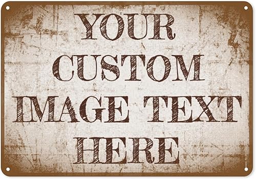 Miniatura 1 de Letreros personalizados de metal para exteriores, letreros personalizados para oficina, negocios, retro, para exteriores, interiores, hogar,