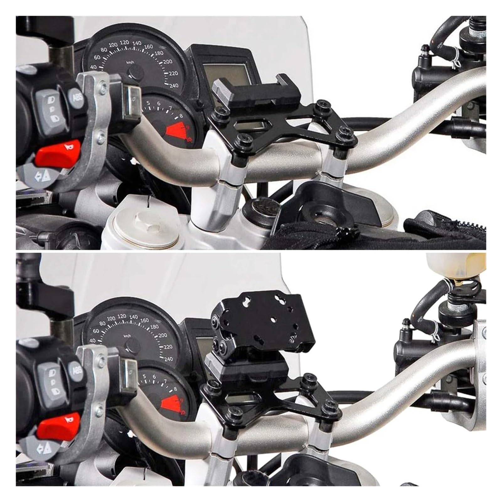 Supporto Navigatore Moto Per BMW Per F700GS Per F 700 GS 2012-2021 Supporto GPS Telefono Ricarica Wireless Staffa Navigazione Manubrio