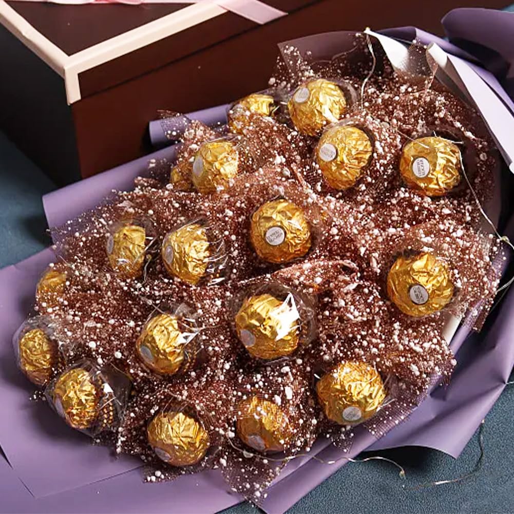 300 Stück Folie Papier Wrapper Goldpapie zum Basteln Schokoladen Verpackung Papier Geschenkpapier aus Aluminiumfolie Bonbonpapier für DIY Süßigkeiten und Schokoladenverpackung
