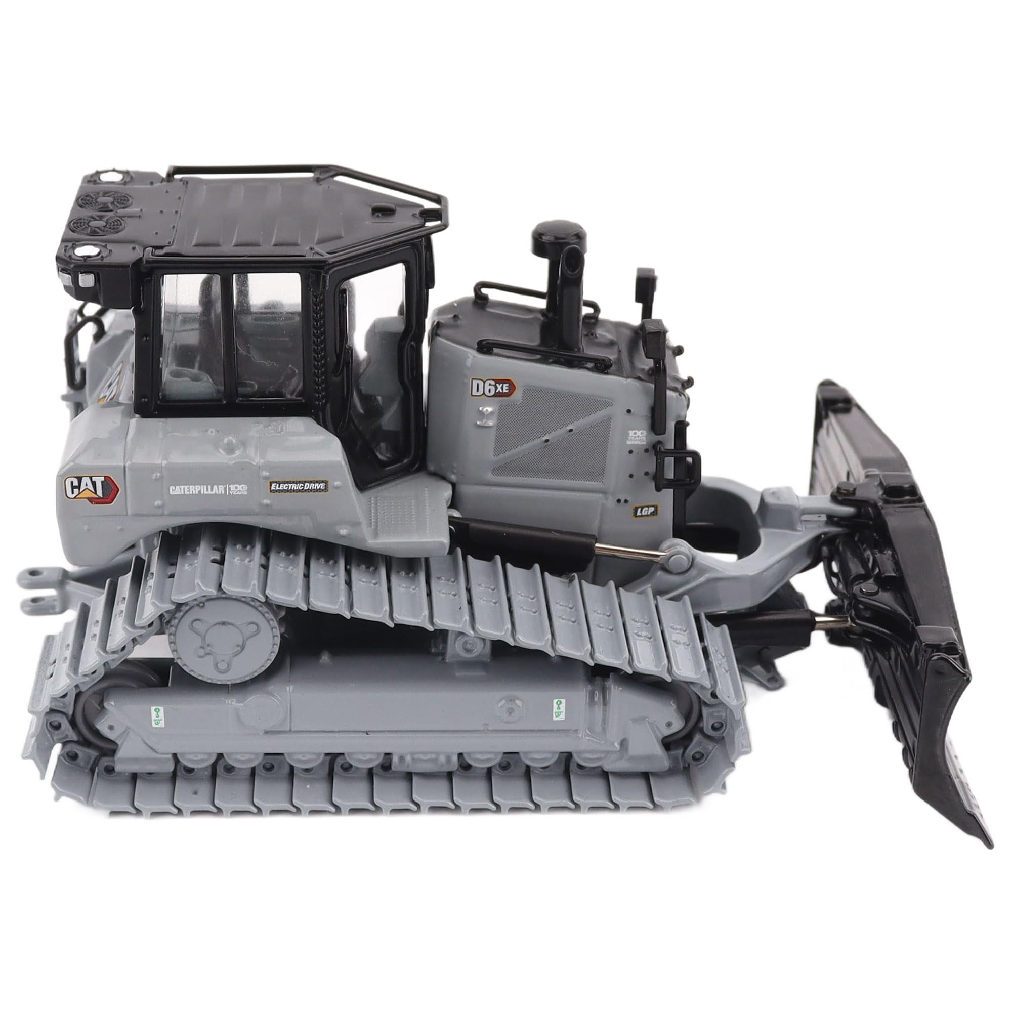 Diecast Masters 85554BGC - Bulldozer Cat D6 XE LGP Centennial Gray, échelle 1:50, à partir de 14 Ans, dans Une boîte en Fer-Blanc, Convient aux collectionneurs