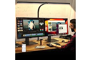 Double Head Magnetic LED Desk Light for Workbench and Study