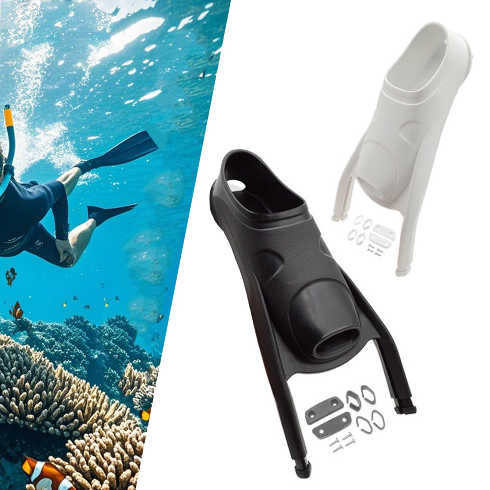 Aletas de carbono avanzadas, hidrostática mejorada, regulación de velocidad, snorkel y equipo de natación a prueba de polímeros, aletas de buceo delgadas