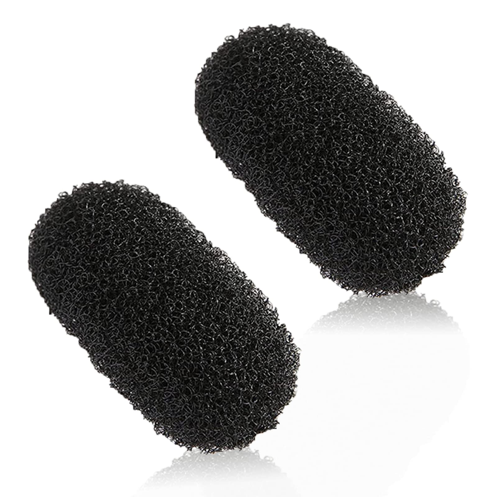 kitjans 2 Pcs Volumizing Hair Comb Set – Bump It Up Combs, Styling Clips & Updo Tools for Women and Girls(Black)