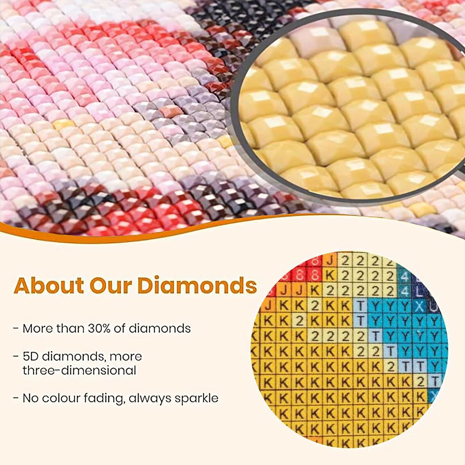 Diamond Painting Rêve Amour Mosaique Loisir Creatif Kit, Diy Diamond Point de Croix Broderie, Cristal Art Kit Peinture Diamant, Automne Halloween Decoration Murale, Cadeau de Noel 90x120cm W-l-842